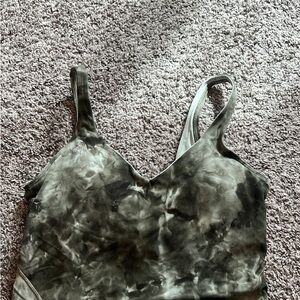 Green Tie-Dye Tank Top